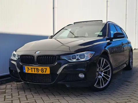 BMW 3-serie Touring 316i M-Pakket bj 2014 PANO|M-interieur|Groot Navi Nette Auto!