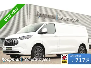 Ford E-Transit Custom 320 L2H1 Limited | 65kWh | 160kW/218pk | Trekhaak 2300kg | Pro-Power | Camera 