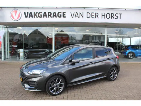 Ford Fiesta 1.0-125pk EcoBoost Mild-Hybrid ST-Line. Luxe, sportieve en goed onderhouden Fiesta ! Aut