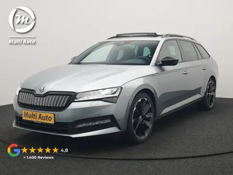 Škoda Superb Combi 1.4 TSI iV Sportline PHEV 218pk Dealer O.H | Panodak | Crystal LED | Camera | Alc