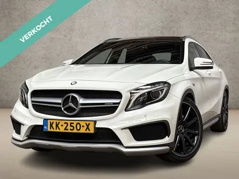 Mercedes-Benz GLA AMG 45 4MATIC 360Pk Automaat (SCHUIFDAK, NAVIGATIE, CAMERA, LEDER, GETINT GLAS, SP
