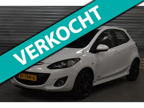 Mazda 2 1.3 GT-M Line 82.000KM!!! Parelmoer Wit + Airco|Stoelverwarming|