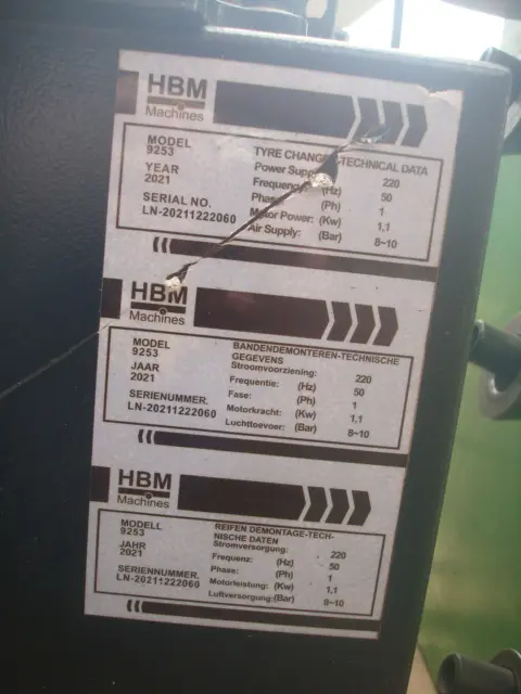 Banden Monteer Apparaat & Balanceer Apparaat HBM Bosch Wbe 4110