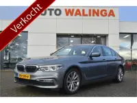 BMW 5 Serie 520d luxury comfortzetels led navi leer trekhaak nl auto! Dealer onderhouden