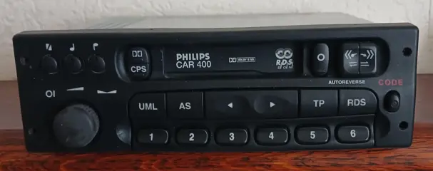 PHILIPS. NO:90 541 349. GM-TYPE:CAR 400- 2F3. MADE IN GERMANY.