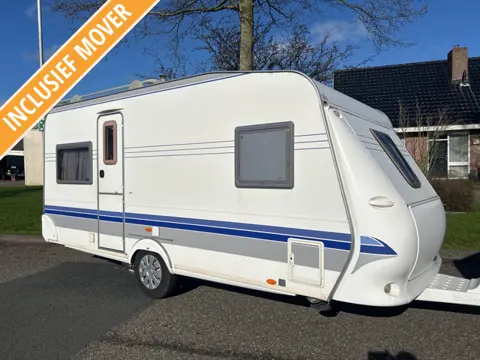 Hobby Excellent 460 UFE FRANS BED VOORTENT MOVER