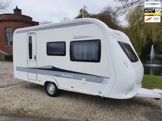 Hobby 420 KB Stapelbed/TENT/luifel/grote koelkast/fietsendrager