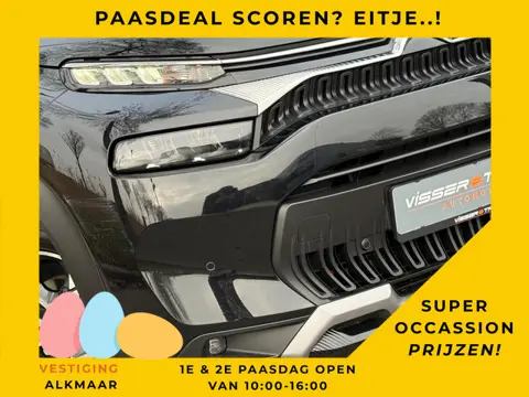 Citroen C3 AIRCROSS 1.2 PureTech Shine 130pk Automaat - Noir Perla Nera - Panorama schuifdak/Carplay