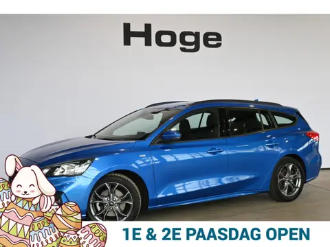 Ford FOCUS Wagon 1.0 EcoBoost 126pk ST Line ketting! Navigatie 1e Eigenaar Airco LED Cruise control 