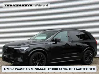 Volvo XC90 2.0 T8 Plug-in hybrid AWD Ultra Dark Black Edition / Luchtvering / Panoramadak / 21" velg