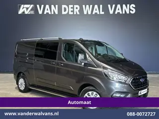 Ford Transit Custom 2.0 TDCI 131pk Automaat L2H1 Dubbele Cabine Euro6 Airco | 2x zijdeur | 5-Zits | 