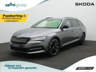 Skoda Superb 1.4 TSI iV 218 pk Sportline | Trekhaak | Geheugenstoelen | Navigatie Columbus | Adaptie