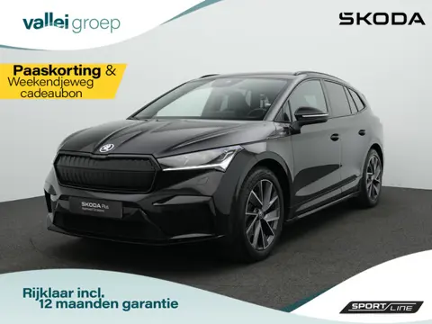 Škoda Enyaq 80 Sportline Business 204 pk | Matrix LED | Stuur-/stoelverwarming | Achteruitrijcamera 
