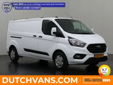Ford Transit Custom 2.0TDCI Lang Navigatie | Multimedia | Dakdraagysteem | 3-Zits | Airco | Cruise