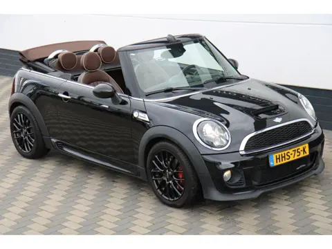 Mini Cabrio 1.6 231PK John Cooper Works Navi Leder Xenon BTW