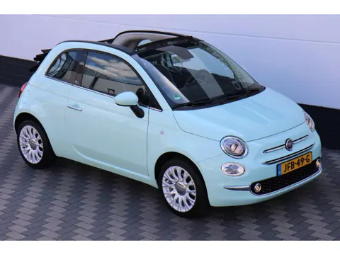 Fiat 500 C 1.2 Verde Lattementa Apple Digitale cockpit wauw!