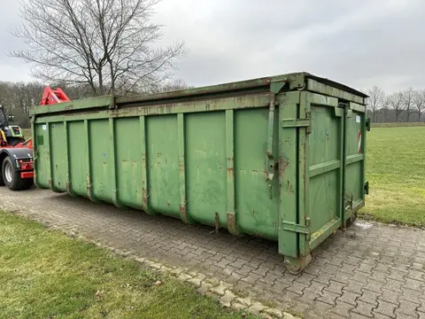 Allstar haakarm container bak met afdekking