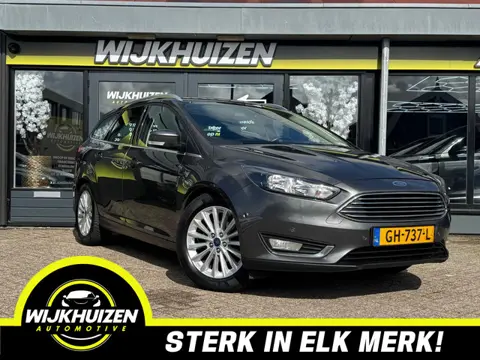 Ford Focus Wagon 1.0 Titanium Edition met Led !!! Navigatie !!! 17 Inch !!! Cruise !!!