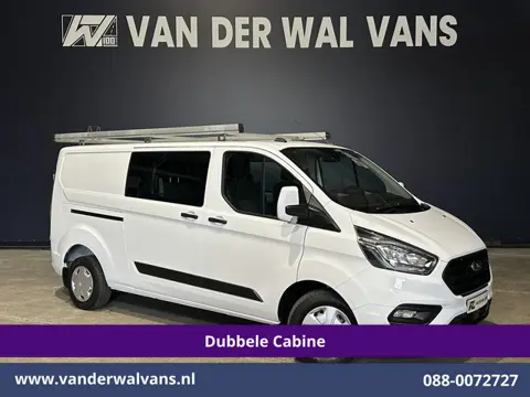 Ford Transit Custom 2.0 TDCI 130pk L2H1 Dubbele Cabine Inrichting Euro6 Airco | 5-Zits | Imperiaal |
