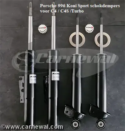 Porsche 996 Koni Sport schokdempers voor C4 / C4S /Turbo