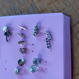 oorbellen, kinderen, ZILVERKLEURIG