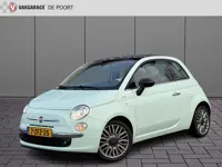 Fiat 500 0.9 TwinAir Turbo Cult | NL-auto | Pano | Cilma | Interscope Audio | Leder | Mint Groen