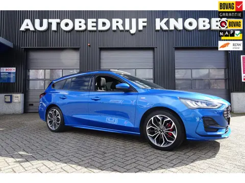 Ford Focus Wagon 1.0 EcoBoost Hybrid ST Line X, 155PK!!, PANO, WEGKLAPBARE TREKHAAK, CARPLAY, LED, 1