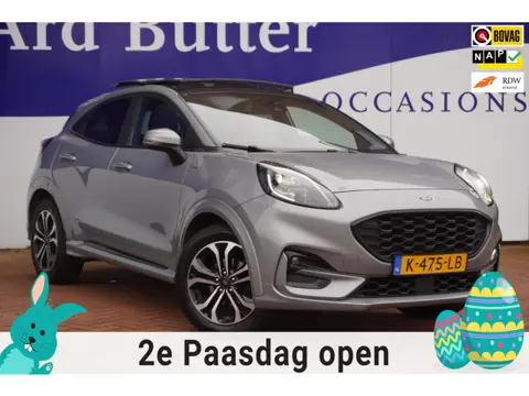 Ford Puma 1.0 EcoBoost ST-Line 125PK= ORIG/NL+Led+Pano-dak+vitraul+apple-carePlay Navigatie+stuur&st
