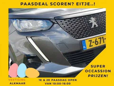 Peugeot 2008 1.2 PureTech Allure Pack AUTOMAAT | Gris Platinium | i-Cockpit/Carplay/Mirrorscreen