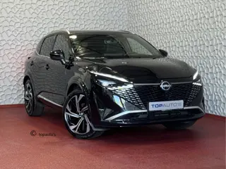 Nissan QASHQAI 1.3 MHEV 160PK TEKNA PLUS BOSE 20''LMV LEER ALCANTARA PANO MASSAGE BOSE STOEL/STUUR/R