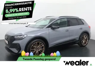 Audi Q4 e-tron 45 S Edition 82 kWh | 286 PK | SoH 100% | Adaptive cruise control | 21"LM velgen | Ke