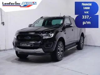 Ford Ranger 2.0 Wildtrak 213 pk Aut. Grijs Kenteken 2p, 1e Eig Trekhaak 3.500 kg, Navi, Camera, Adap