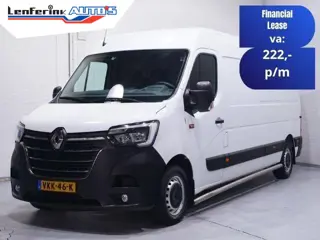 Renault Master 2.3 dCi 150 pk L3H2 Navi, Camera Dode Hoek Assist, Opstap achter, PDC V+A, 3-Zits