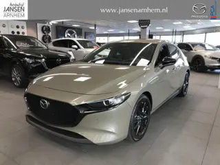 Mazda 3 E-Skyativ-G 140 Nagisa , Nieuwe Auto, 10 KM, Voorraadvoordeel € 3.000,-, Automaat, Leer, 18 