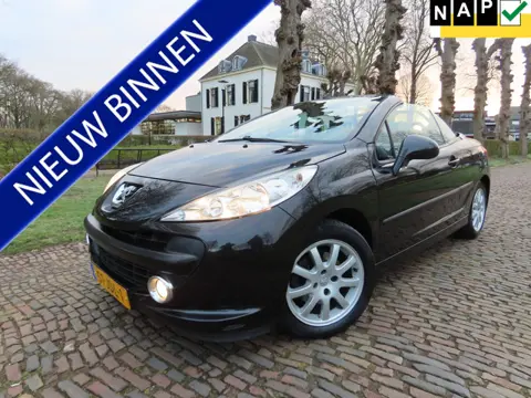 Peugeot 207 CC 1.6 VTi Airco Leer Navigatie Bleutooth Windscherm LM Velgen***Apk t/m 8-5-2027***