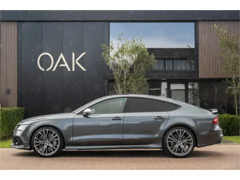 Audi A7 Sportback 4.0 TFSI RS 7 | Navi | Leder | Memory | Schuifdak | B&O | Keramisch | Daytona Grij