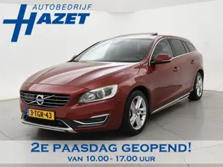 Volvo V60 2.4 D6 AWD 285 PK PLUG-IN SUMMUM *FLAMENCO RED* + ADAPTIVE CRUISE | SCHUIFDAK | TREKHAAK |