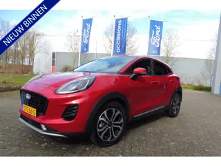 Ford Puma nwe.model 125pk Hybrid Titanium Navi Camera Trekhaak Elek.klep Winter-Pack BIJNA NIEUWE NE