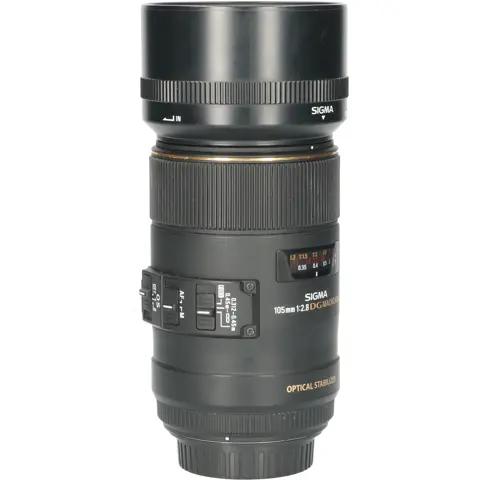 Tweedehands Sigma 105mm f/2.8 EX DG OS HSM Macro Canon CM6474