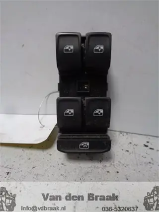 Volkswagen Golf 4 drs 2012-2020 Electrsiche raamschakelaar links