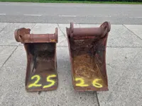 Boforce smalle dieplepel en Verachtert V-bak