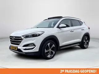 Hyundai Tucson 1.6 T-GDi Premium 4WD | 1.600kg trekgewicht! | Trekhaak | Stoel en stuurverwarming | 