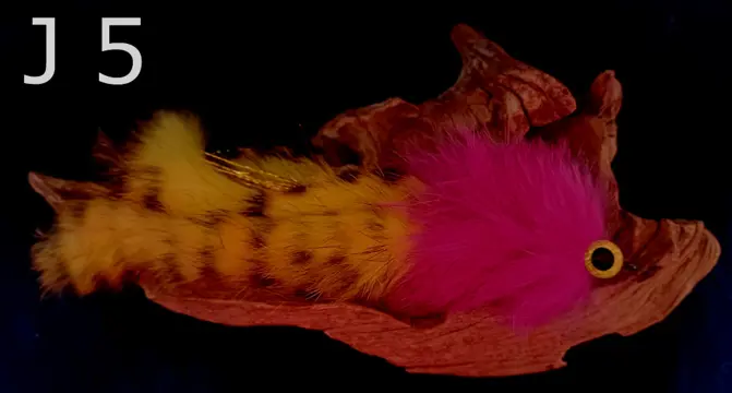 Snoekstreamers dubbele Magnum (Tiger Barred) staart zonkerstaart