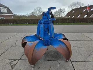 2X Roterende poliepgrijper 5 schalen