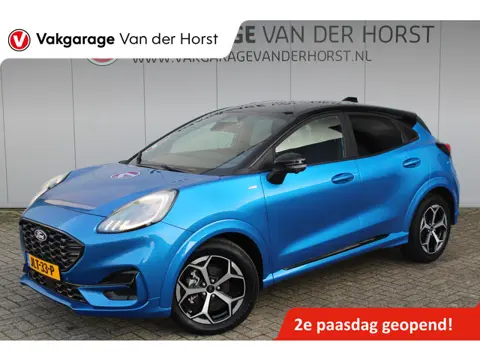 Ford Puma 1.0-125pk EcoBoost Mild-Hybrid ST-Line. Mooie luxe hoogzitter ! Slechts 9.500km ! Autm. ai