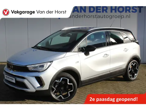Opel Crossland 1.2-110pk Turbo 'Elegance'. Mooie en luxe hoogzitter met weinig km's ! Volautm. airco