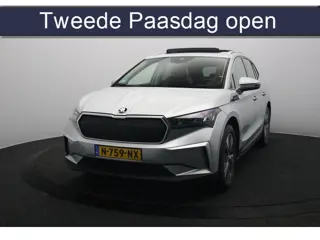 Škoda Enyaq iV 60 SOH 94% | Warmtepomp | Panoramadak | Camera | Leer