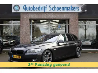 BMW 5-serie Touring 530i High Executive LEER MEMORY HUD STOELVERW. XENON CRUISE CLIMA NAVI 2XPDC 20'