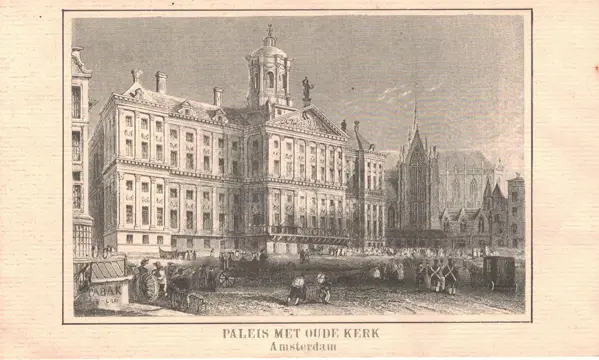 Oude Nederlandse Print Prents