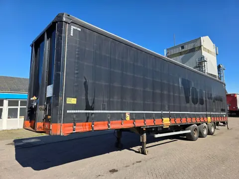 Van Hool BPW - Drum Van Hool  3-assige Schuifzeiltrailer - BPW - Trommelremmen - Luchtvering - 445/4